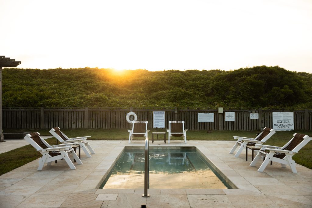 Hot Tub for guests at the Sanderling Resort